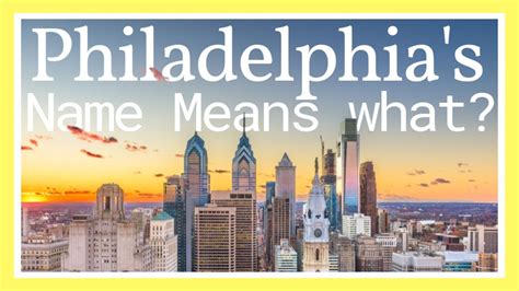 philad|what does philly mean.